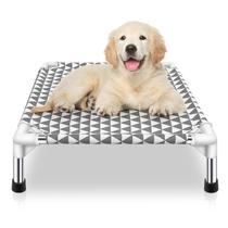 Cama elevada para cães ao ar livre Kuntrust Raised Pet Cot Cooling S Cama elevada para cães ao ar livre Kuntrust Raised Pet Cot Cooling S