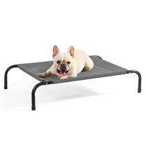 Cama Elevada para Cães Bedsure - Tamanho Médio, Resfriamento, Cinza Cama Elevada para Cães Bedsure - Tamanho Médio, Resfriamento, Cinza