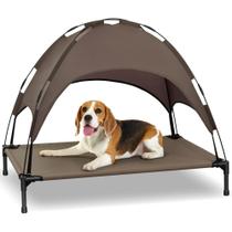 Cama elevada para cães Heeyoo com dossel 107x76x91 cm Cama elevada para cães Heeyoo com dossel 107x76x91 cm