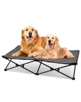 Cama elevada para cães KingCamp para cães XL Outdoor Cooling Black Cama elevada para cães KingCamp para cães XL Outdoor Cooling Black