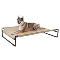 Cama Elevada para Cães Veehoo Original Cooling X-Large Bege Café