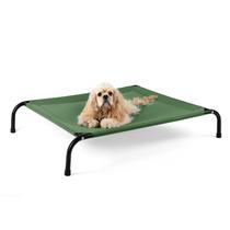 Cama Elevada para Perros SIEMOUR con Enfriamiento y Piso Antideslizante Verde