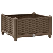 Cama elevada VidaXL Polipropileno 40x40x23cm Marrom