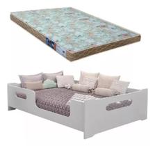 Cama Encanto Casal Montessoriana Infantil 100% MDF + colchão Toraflex de 1.88x1.38 - Branca Cama Encanto Casal Montessoriana Infantil 100% MDF + colchão Toraflex de 1.88x1.38 - Branca