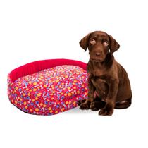 Cama europa pets, cama macia de gorgurinho e fibra siliconada tam g