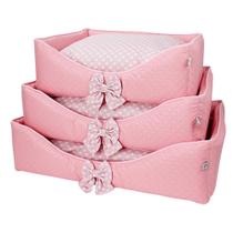 Cama Europa Retangular Charme Rosa M