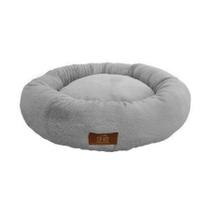 Cama Fábrica Pet Nuvem Pelúcia Cinza para Cães e Gatos - Tamanho GG