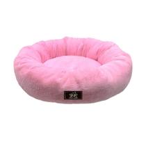Cama Fábrica Pet Nuvem Pelúcia Rosa para Cães e Gatos - Tamanho G
