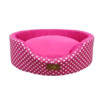 Cama Fábrica Pet Oval Unic Rosa para Cães e Gatos - Tamanho G Cama Fábrica Pet Oval Unic Rosa para Cães e Gatos - Tamanho G