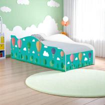 Cama Fun Balão no Céu Solteiro Com Colchão