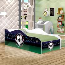 Cama Fun Futebol Bandeiras Solteiro