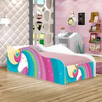 Cama Fun Unicórnio Arco Solteiro Com Colchão Cama Fun Unicórnio Arco Solteiro Com Colchão