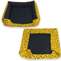 cama G cama pra pet até 18 kg cama pra cachorro grande + almofadinha + capa extra lavável
