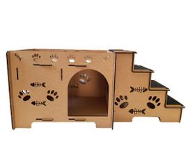 Cama Gato - Cama Beliche para Gato em Mdf 6mm - Caminha Pet Dog