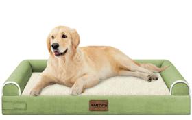 Cama Grande para Cães NANUYA Ortopédica 66x56cm Impermeável Verde Cama Grande para Cães NANUYA Ortopédica 66x56cm Impermeável Verde