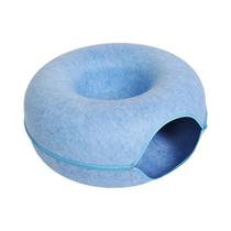 Cama Grande Para Gatos Em Forma De Donut Para 2 Gatos, Túnel Interativo, Casa Para Gatinhos, Caverna Cama Grande Para Gatos Em Forma De Donut Para 2 Gatos, Túnel Interativo, Casa Para Gatinhos, Caverna