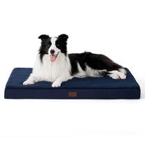 Cama grande para perros Bedsure 137x112 cm con colchón ortopédico de espuma