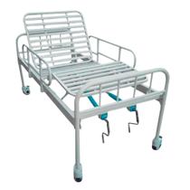 Cama Hospitalar 2 Manivelas com Grade Reforçada Conforto Segurança e Praticidade