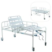 Cama Hospitalar 2 Movimentos até 5 Posiçoes DX2 Dellamed Articulada Manual Residêncial
