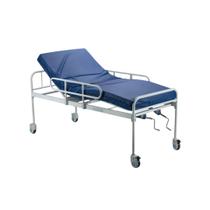 Cama Hospitalar Com Colchão Impermeável Fawler 2 Manivelas Cama Hospitalar Com Colchão Impermeável Fawler 2 Manivelas