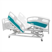 Cama Hospitalar Elétrica 10 Movimentos com Trendelemburg e Pro Clive com Posição Poltrona e Regulagem de Altura com colchão D33