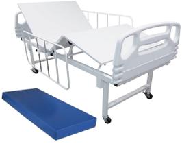 Cama Hospitalar Elétrica 2 Movimentos Altura Fixa com Colchão D28 - 1031 AR