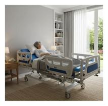 Cama Hospitalar Elétrica 8 Movimentos Com Colchão D28 Branco 127 220v