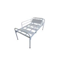 Cama Hospitalar Fixa Com Elevação de Encosto e Grades Laterais Cama Hospitalar Fixa Com Elevação de Encosto e Grades Laterais