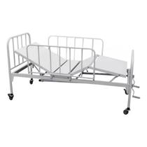Cama Hospitalar Fowler 2 Movimentos Manual Com Colchão Cama Hospitalar Fowler 2 Movimentos Manual Com Colchão