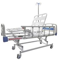 Cama Hospitalar Fowler Pro 3 Em Chapa Com Grades Rodízios Suporte De Soro Procirúrgica Health Clean Cama Hospitalar Fowler Pro 3 Em Chapa Com Grades Rodízios Suporte De Soro Procirúrgica Health Clean