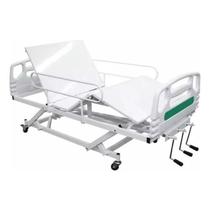 Cama Hospitalar Idosos Manual 3 Movimentos + Colchão D28