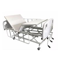 Cama Hospitalar Manual C/ Regulagem De Altura Com Grades Cama Hospitalar Manual C/ Regulagem De Altura Com Grades