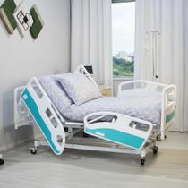 Cama Hospitalar Motorizada 10 Movimentos Elétricos Com Elevação de Altura Segurança e Conforto Com Colchão D33