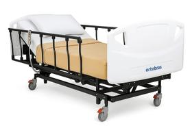 Cama Hospitalar Motorizada 8 Movimentos Bett Care com Espaço para Entrada de Guincho de Transferência e Colchão Densidade 28