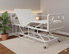 Cama Hospitalar Motorizada Com Elevação + Colchão D28 Cama Hospitalar Motorizada Com Elevação + Colchão D28