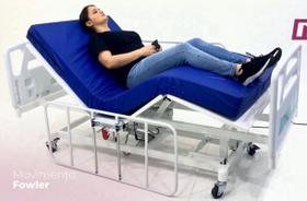 Cama Hospitalar Motorizada com Elevação do Leito com Colchão D28 Semi Luxo - 1033 AR