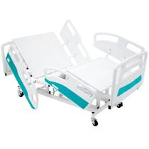 Cama Hospitalar Para Idosos Eletrica Motorizada 5 Movimentos Com Elevação de Leito