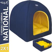 Cama Iglu National 2x1 Avuk Pet Para Cachorro e Gato Com Almofada