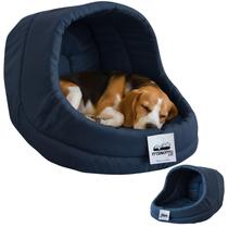 Cama Iglu Suede Luxo Caes Gato Lavavel Caminha Oferta Azul M