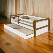 Cama Infant. Diana Branco/Mel c/ Aux. e 02 Colchões