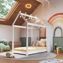 Cama Infantil 100% Madeira Maciça Maria Branco