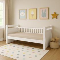 Cama Infantil 100% Mdf Vicky Espresso Móveis Branco Brilho Cama Infantil 100% Mdf Vicky Espresso Móveis Branco Brilho