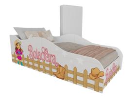 Cama Infantil Boiadeira Kids 158 Cm Tema Sertanejo Ana Castelo Caminha Princesas Estilo Fazenda Quarto Da Criança Resistente E Segura Com Colchão