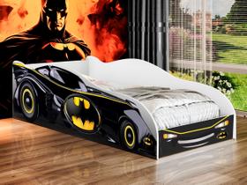 Cama Infantil Carro Batman Cor Preto Menino Montessori Diversão