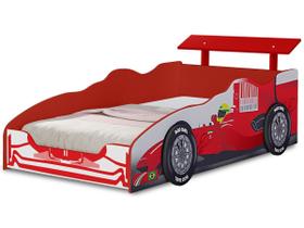 Cama Infantil Carro Corrida Fórmula 1 Vermelho - Loja Tigo