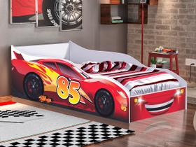 Cama Infantil Carro McQueen Vermelho Cama Infantil Carro McQueen Vermelho