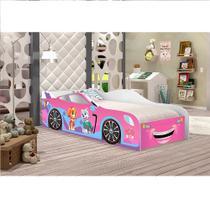 Cama Infantil Carro Patrulha Canina Skey 2, Com Colchão - Moveis Print