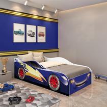 Cama Infantil Carros Mcqueen com Colchão e Proteção Laterais Cama Infantil Carros Mcqueen com Colchão e Proteção Laterais