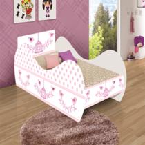 Cama Infantil Carruagem Bela Com Colchão - Moveis Print