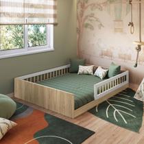 Cama Infantil Casal Montessoriana Affeto Completa Móveis